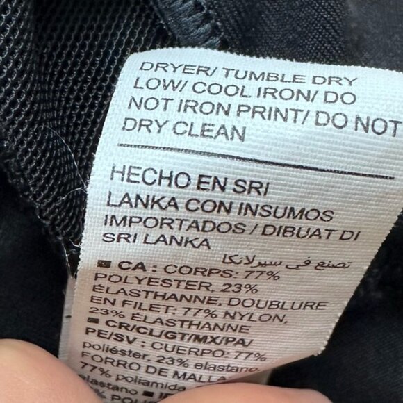 Old Navy Black Racerback Sports Bra, Medium - Picture 7 of 7